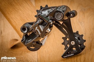 263 g bringt das Schaltwerk auf die Waage