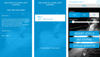 Lupine Smart Control Smartphone App Lupine Smart Control Smartphone App