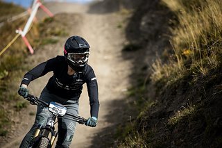 Helens erste Abfahrt auf dem Shakedown-Trail.
