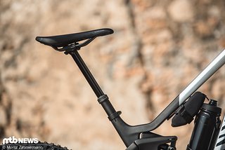 Die Variostütze stammt von Canyon und bietet 170 mm Hub. Die Variostütze stammt von Canyon und bietet 170 mm Hub.