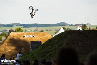 Anton Thelander holte sich mit seinem zweiten Lauf 77.00 Punkte und somit Rang 12