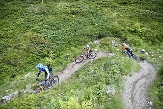 Die Teamfahrer möchten den Nachwuchs von ihren Erfahrungen profitieren lassen Die Teamfahrer möchten den Nachwuchs von ihren Erfahrungen profitieren lassen