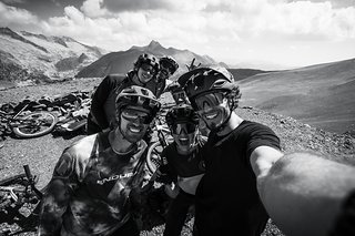 Der Ausblick beflügelte die Gruppe Der Ausblick beflügelte die Gruppe