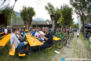 Entspannung zwischen den Etappen