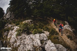 ...die Trails im Gebirge auf Kos