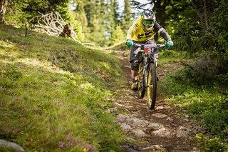 Der Enduro Weltmeister bei seiner Siegesfahrt