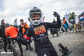 Frischgebackene World Cup-Siegerin Frischgebackene World Cup-Siegerin