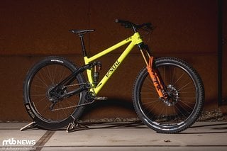 Mit dem Kavenz VHP16 hat Giacomo das bekannte Enduro-Bike mit zu den Craft Bike Days gebracht