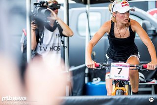 Große Aufmerksamkeit bei ihrem Heimweltcup