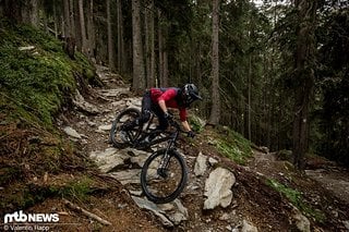 Auf dem Stumpjumper Evo fühlt man sich direkt von Anfang an pudelwohl