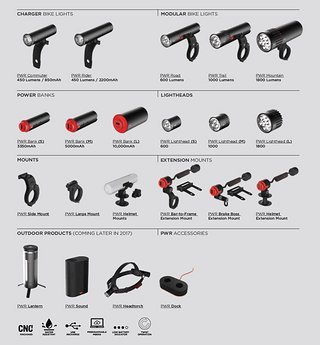Für die Stadt gibts kleinere Lampen mit integriertem Lampenkopf - Die Powerbank-Funktion bleibt aber erhalten. Für die Stadt gibts kleinere Lampen mit integriertem Lampenkopf - Die Powerbank-Funktion bleibt aber erhalten.
