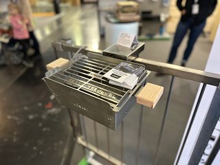 Transportable Grills sind anscheinend ein Thema auf der Outdoormesse