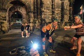 Porta Nigra am Freitagabend 22:20 Uhr - Geschafft!