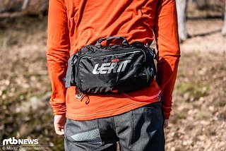 Das Leatt DBX Core 2.0 Hip Pack am Körper