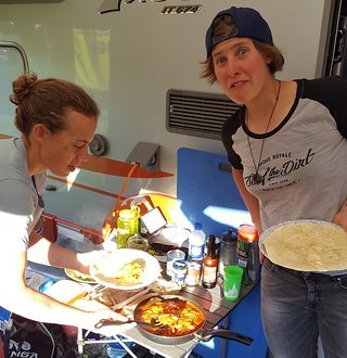 Abendessen Camper Style