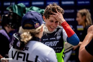 Monika Hrastnik ist eine echte Spezialistin für technisch anspruchsvolle Strecken und landet in Val di Sole regelmäßig auf dem Podium.