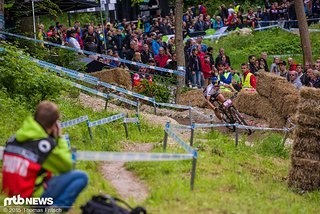 Jenny Rissveds auf dem Weg zu ihrem zweiten Worldcupsieg dieses Jahr.