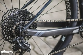 Den Eagle-Mix komplettiert die SRAM GX Eagle-Kassette