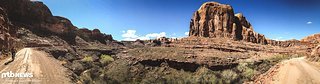 Auch dieser Trail mit Aussicht hat einen Namen: Moab Cane Creek Blvd Climb Auch dieser Trail mit Aussicht hat einen Namen: Moab Cane Creek Blvd Climb