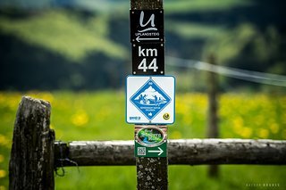 Insgesamt sind 1700 Kilometer Wegenetz ausgeschildert