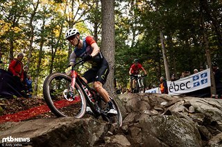Technisch ist's knifflig in Mont-Sainte-Anne