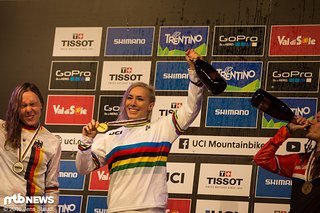 Buchanan vergrößert ihre Erfolgsliste und Franzi Meyer muss sich wohl noch etwas an die Champagnerdusche gewöhnen ;)