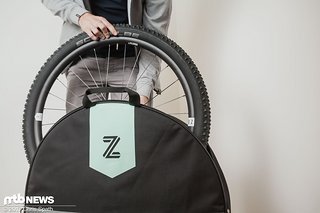 Fast rennfertig kommen die Laufräder angeliefert Fast rennfertig kommen die Laufräder angeliefert