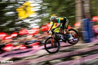 Alan Hatherly nutzte die Gunst der Stunde als die Konkurrenz an einem technisch Uphill schwächelte und vom Rad musste