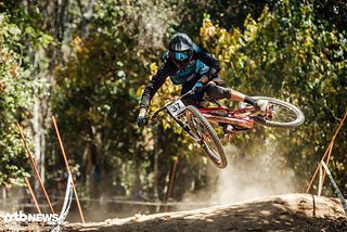 Schon vor Jahren war Benoit Coulanges auf einem Nicolai mit Getriebe und Riemenantrieb im World Cup unterwegs.