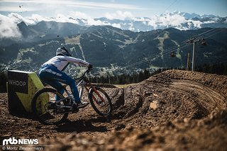 Ryan Pinkerton lag lange Zeit in Schlagdistanz zum Podium, doch dem US-Amerikaner wurde das berühmt-berüchtigte Steilstück zum Verhängnis.