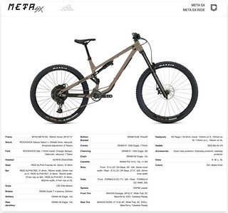 Commencal Meta SX Ride