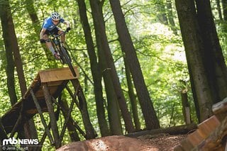 Wir sollten noch im Lauf der Woche erfahren, wann dieser Drop im Bikepark Beerfelden wieder unter die Räder genommen werden kann!