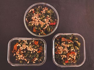 Alternativ lässt sich das Essen natürlich auch vorbereiten.