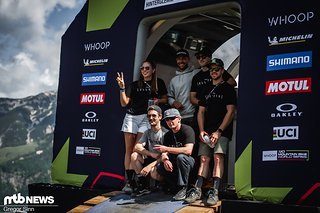 Noch ein Foto fürs Familienalbum und dann geht's ab!