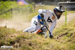 Mit einem soliden Lauf hat sich Andi sicher im ersten Durchgang fürs Finale qualifiziert.