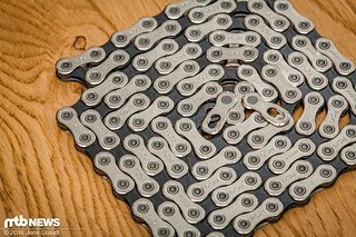 268 g wiegt die ungekürzte Kette inklusive Schloss