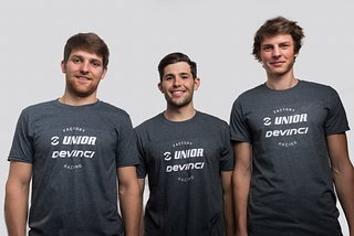 v.l.n.r.: Rudy Cabirou, Dakotah Norton, Jure Zabjek