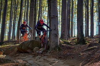 Oft lohnt es sich auch mal links und rechts des Weges zu schauen und die eingebauten B-Linien zu erwischen