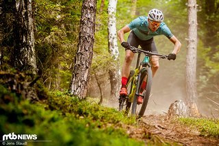 Unser XC-Spezialist Gabi war von dem Trek Supercaliber extrem angetan Unser XC-Spezialist Gabi war von dem Trek Supercaliber extrem angetan