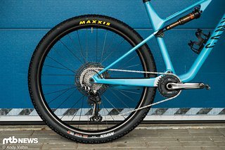 Sponsor Shimano spendiert die edelsten Parts aus seiner XTR-Serie