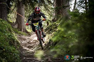 Knackige Schlusspassage von Stage 3 am Mutzkopf