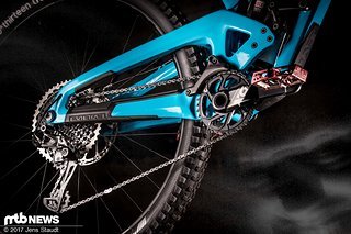 Angetrieben wird das The Wreckoning mit der edlen, 12-fachen SRAM Eagle-Schaltung. Angetrieben wird das The Wreckoning mit der edlen, 12-fachen SRAM Eagle-Schaltung.