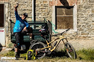 Peaty scheint begeistert von seinem neuen Gefährt!