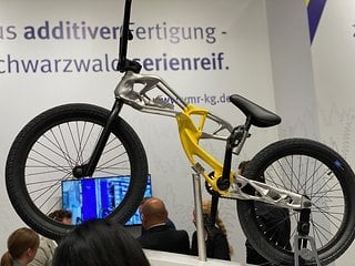 Ein 3D-gedrucktes Aluminium-BMX