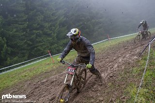 Training im Matsch