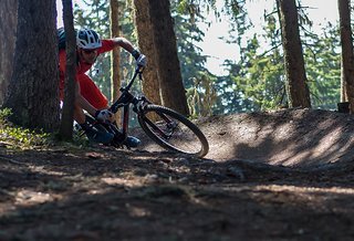 Auch im Bikepark konnte man mit dem Agonist eine Menge Spaß haben