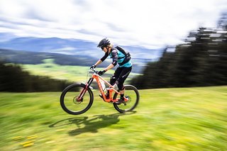 Da verwischt das Panorama. Da verwischt das Panorama.
