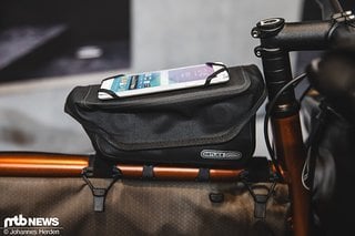 Neu im Aufgebot von Ortlieb ist die Toptube-Bag