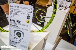 Das Spank Oozy Trail 295 Laufrad verfügt über eine spezielle Felge