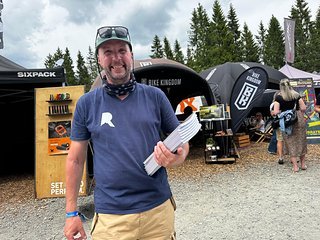 Das Ride Magazin aus der Schweiz war auch da!
